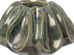 Intratuin waxinelichthouder Bani groen D 13 H 9 cm