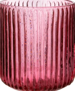 Intratuin waxinelichthouder Yi roze D 15 H 17 cm