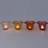 Intratuin waxinelichthouder Ace oranje D 16,3 H 10,5 cm