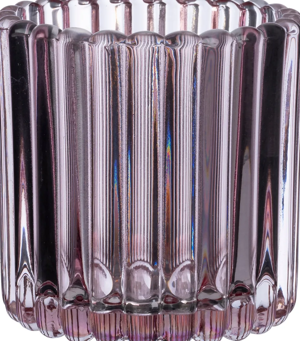 Intratuin waxinelichthouder Ola roze D 7 H 7,5 cm