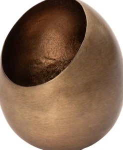 Intratuin waxinelichthouder Koto goud D 13 H 16 cm