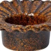 Intratuin waxinelichthouder Cyriel bruin D 10 H 4 cm