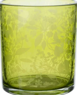 Intratuin waxinelichthouder Jia groen D 7 H 8 cm