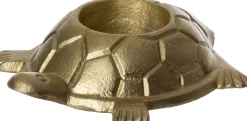 Intratuin waxinelichthouder Schildpad goud 13 x 10,5 x 3 cm