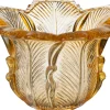 Intratuin waxinelichthouder Ace geel D 16,3 H 10,5 cm