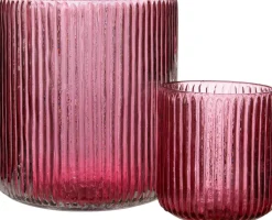 Intratuin waxinelichthouder Yi roze D 15 H 17 cm