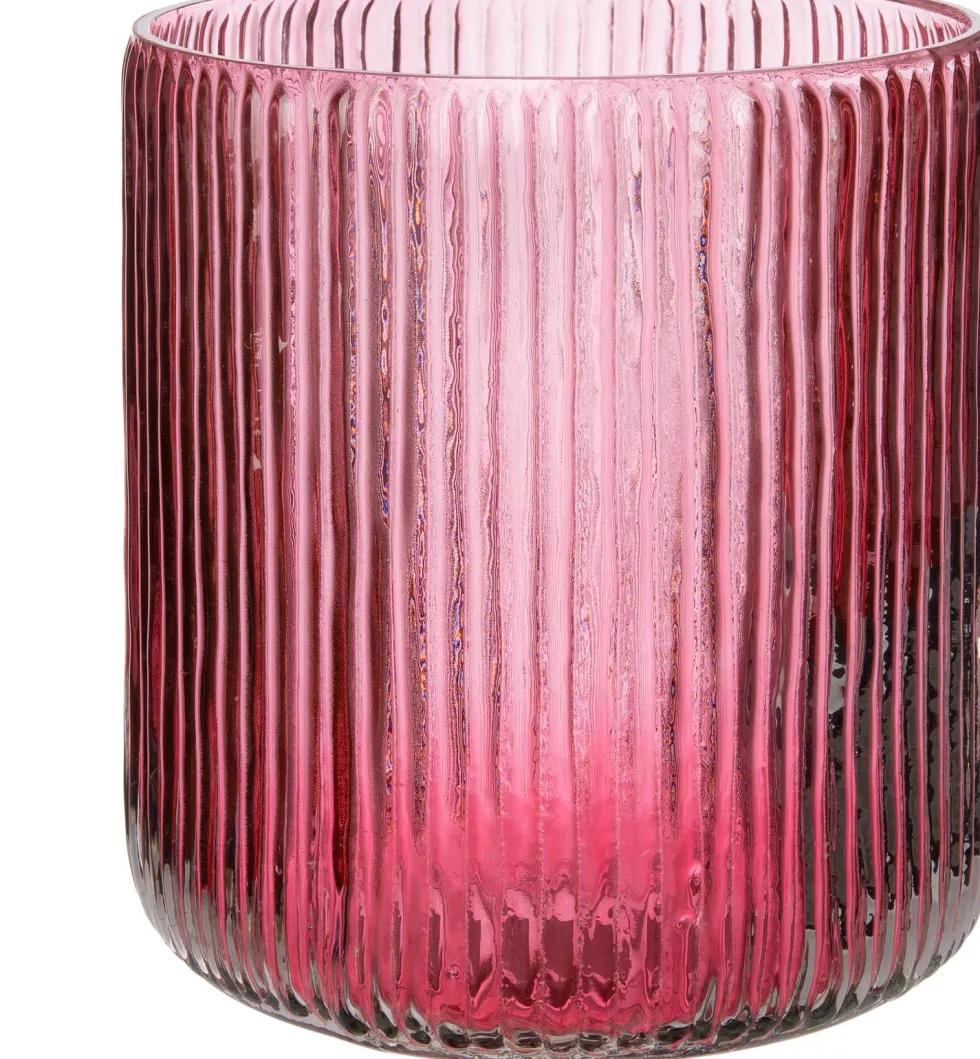 Intratuin waxinelichthouder Yi roze D 15 H 17 cm