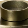 Intratuin waxinelichthouder Filou goud D 11 H 4 cm