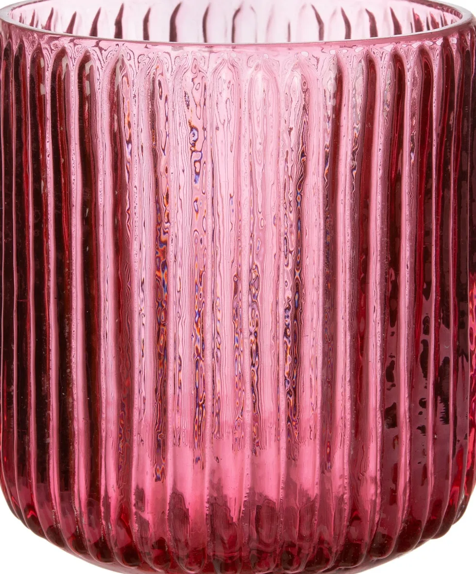 Intratuin waxinelichthouder Yi roze D 9 H 10 cm
