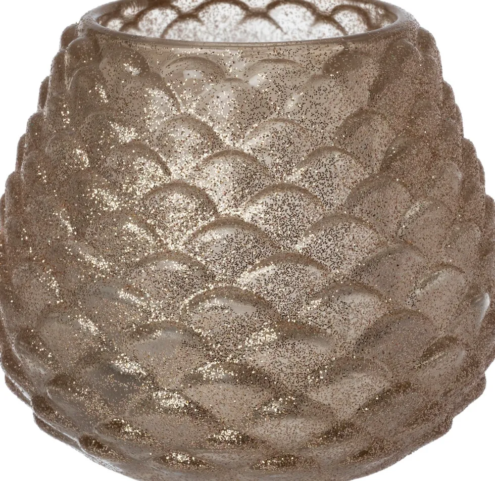 Intratuin waxinelichthouder Sino beige D 10 H 8,6 cm