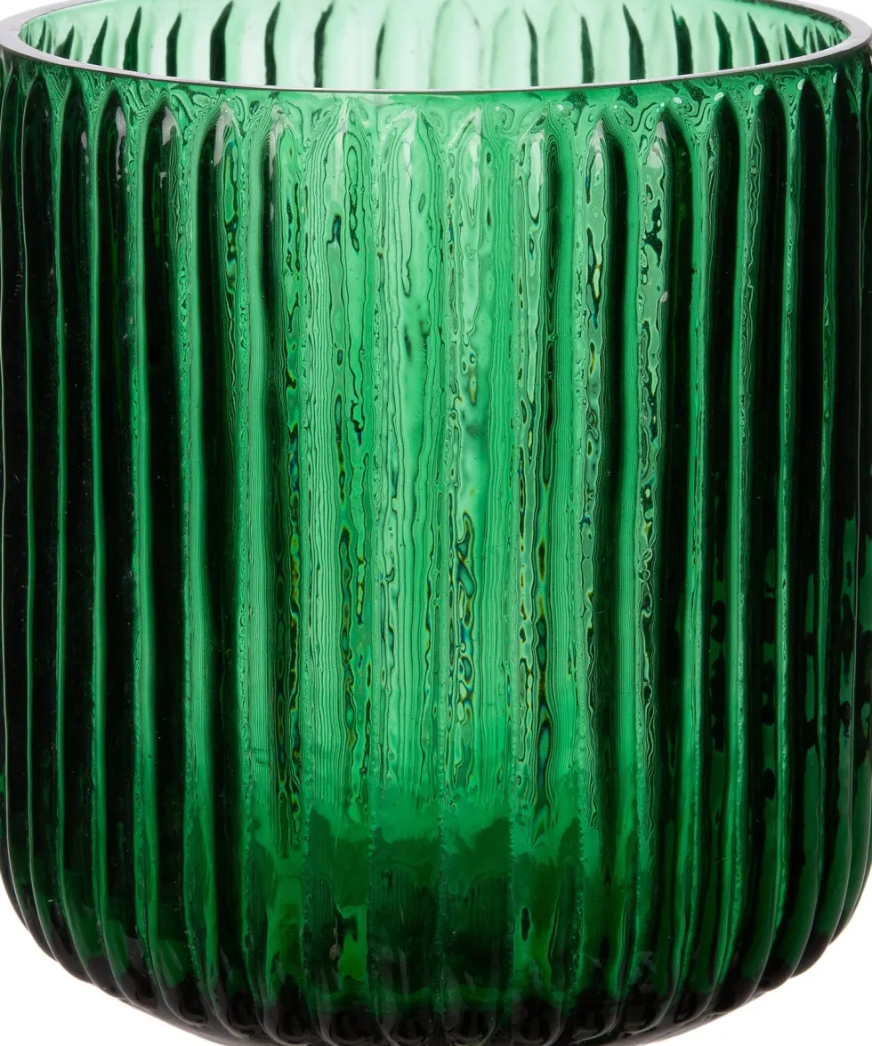 Intratuin waxinelichthouder Yi groen D 9 H 10 cm