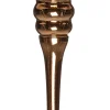 Intratuin waxinelichthouder op voet grijs D 11 H 25 cm