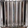 Intratuin waxinelichthouder Ola zilver / grijs D 7 H 7,5 cm