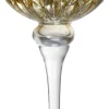 Intratuin waxinelichthouder Fleur goud D 12,5 H 35 cm