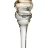 Intratuin waxinelichthouder op voet Elin goud D 12 H 40 cm