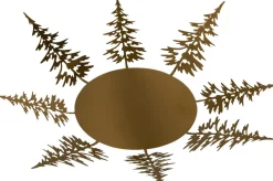 Intratuin waxinelichthouder kerstboom goud D 22,5 cm