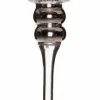 Intratuin waxinelichthouder op voet Coby zilver D 12 H 30 cm