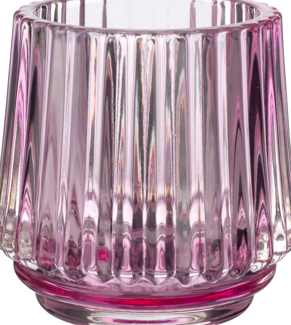 Intratuin waxinelichthouder Fey roze D 7 H 7 cm