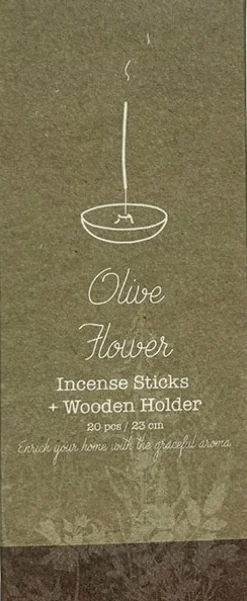 Intratuin wierrookstokjes Indi Olive Flower 20 stuks