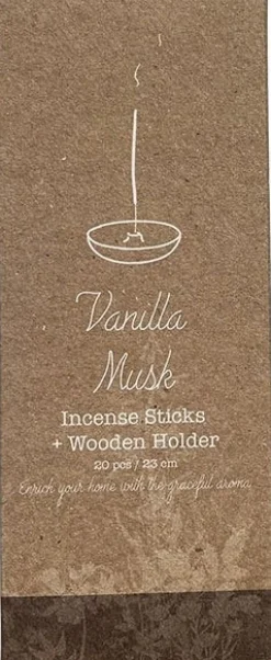 Intratuin wierrookstokjes Indi Vanilla Musk 20 stuks