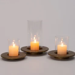 Intratuin windlicht Alta goud D 18 H 13,5 cm