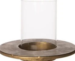 Intratuin windlicht Alta goud D 18 H 13,5 cm