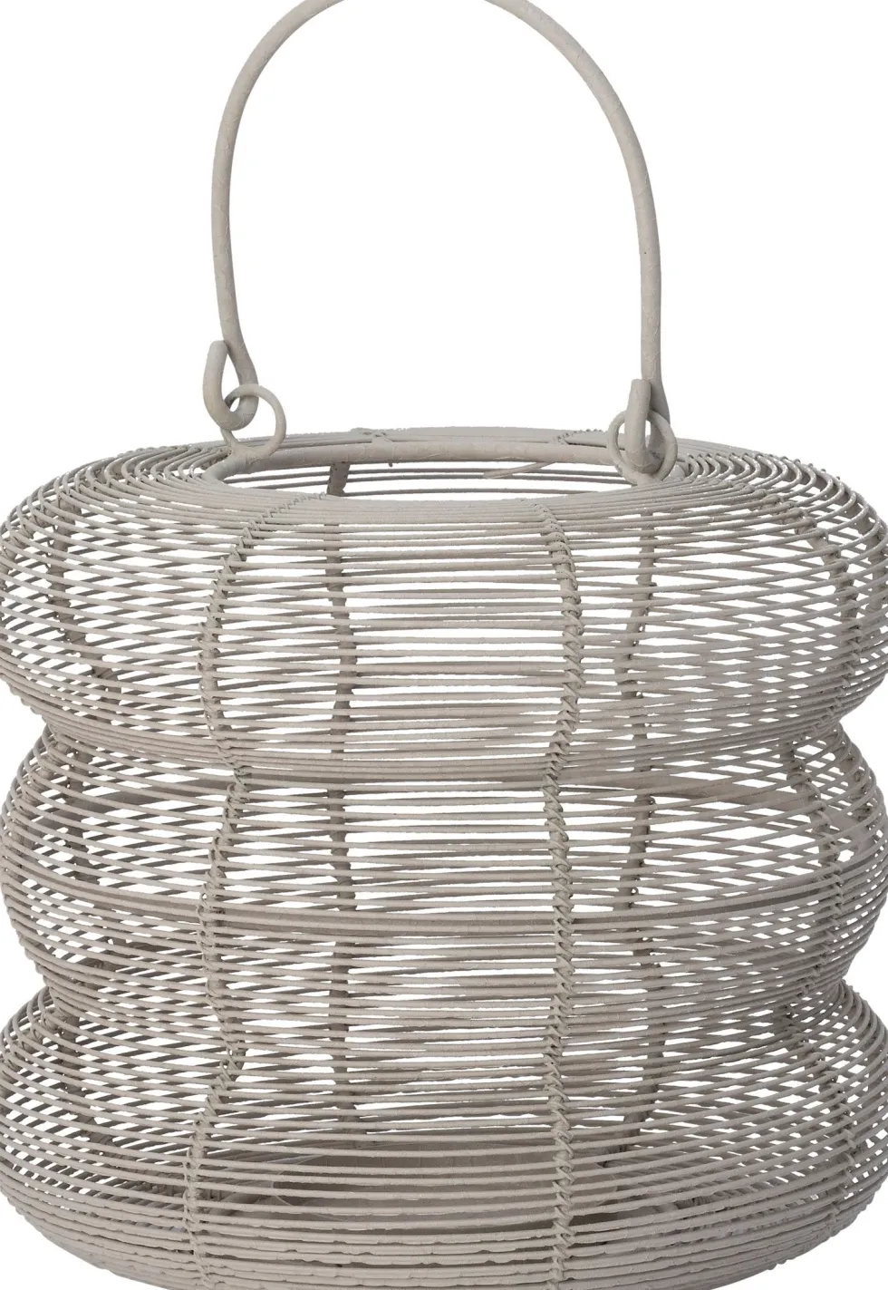 Intratuin windlicht Fair grijs D 22,5 H 20 cm