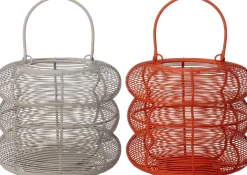 Intratuin windlicht Fair rood D 28 H 25 cm