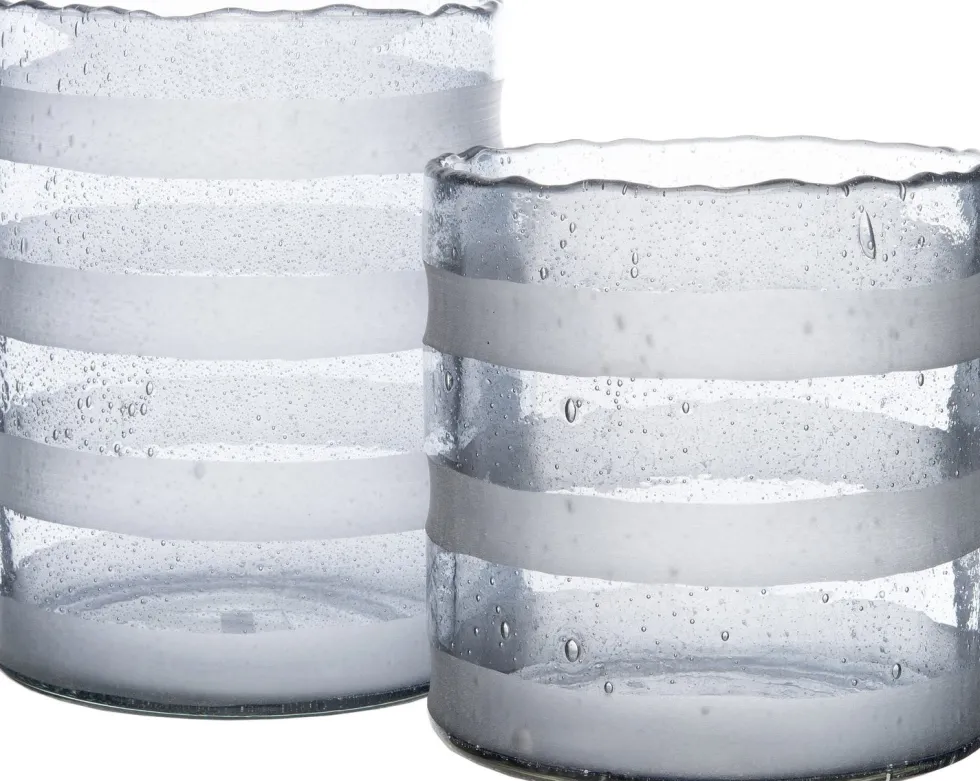 Intratuin windlicht grijs D 15 H 15 cm