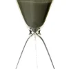 Intratuin zandloper Brier geel / transparant D 5,8 H 16 cm