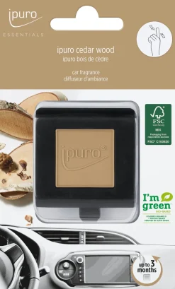 Ipuro autoclip Essentials Cedar Wood 4 x 4 cm