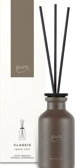Ipuro geurstokjes Classic Cuir 75 ml