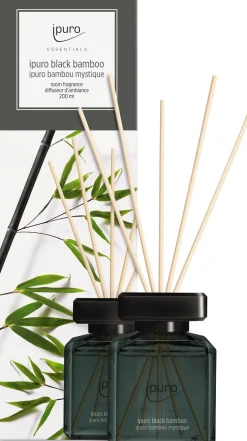 Ipuro geurstokjes Essentials Black Bamboo 200 ml