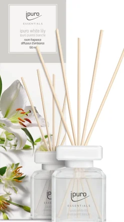 Ipuro geurstokjes Essentials White Lily 100 ml