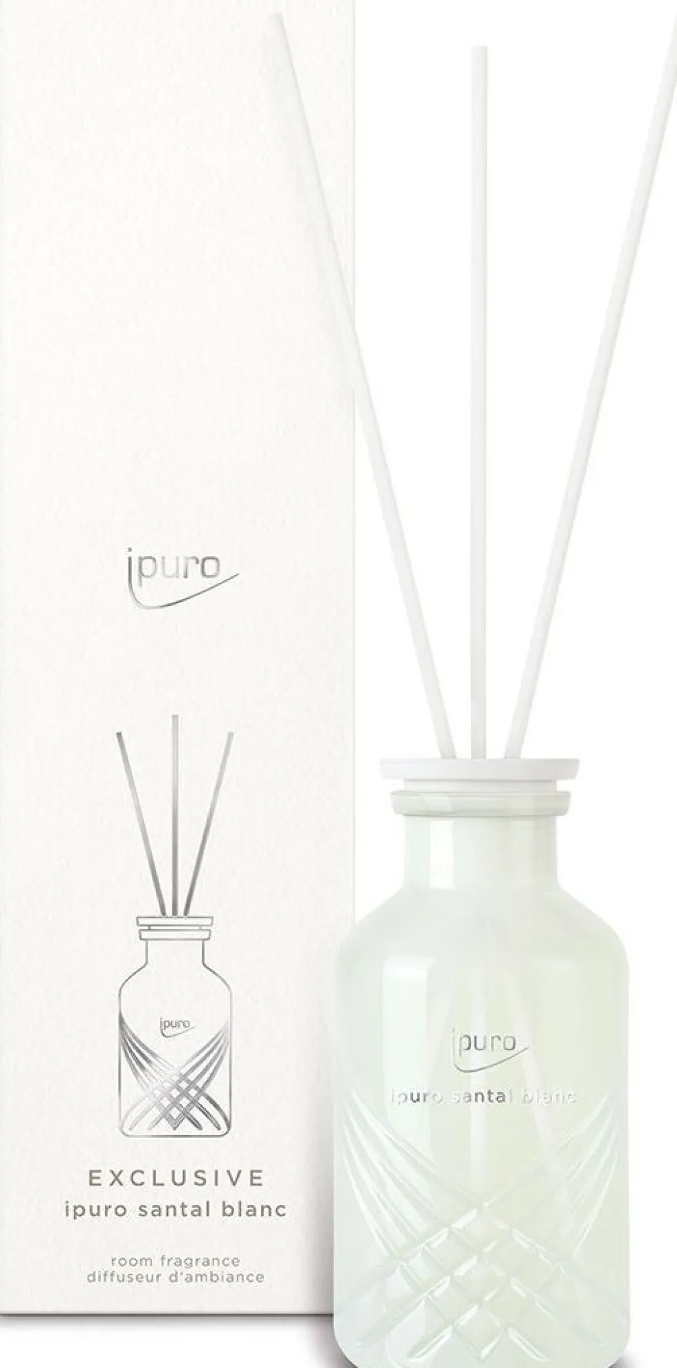 Ipuro geurstokjes Exclusive Santal Blanc 240 ml