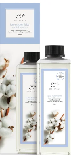 Ipuro geurstokjes navulling Cotton Fields kruidig 500 ml