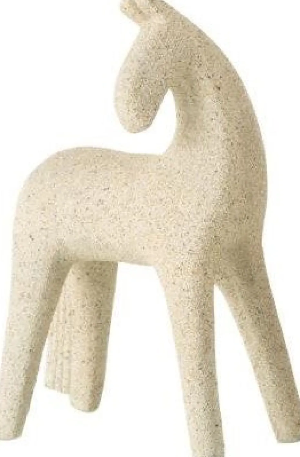 J-Line beeld Paard beige 13,5 x 7 x 19,5 cm