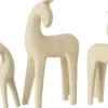 J-Line beeld Paard beige 17,5 x 10,5 x 31 cm