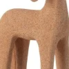 J-Line beeld Paard beige 15 x 8,5 x 28 cm