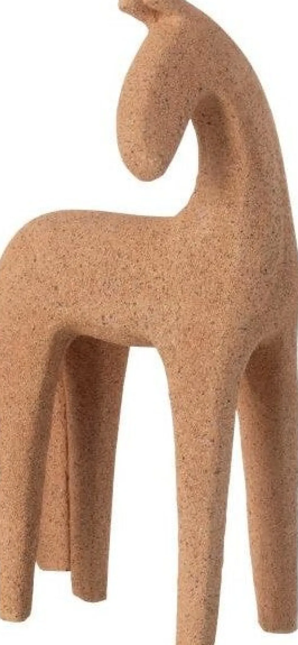J-Line beeld Paard beige 15 x 8,5 x 28 cm