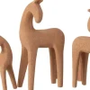 J-Line beeld Paard beige 17,5 x 10,5 x 31 cm