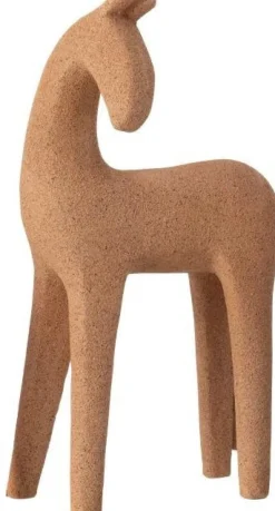 J-Line beeld Paard beige 17,5 x 10,5 x 31 cm