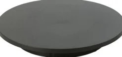 J-Line draaiplateau Marscha zwart D 42 H 6,5 cm