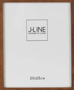 J-Line fotolijst Basic bruin 20 x 25 cm