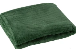 J-Line plaid Snuggle groen 130 x 170 cm