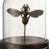 J-Line stolp zwart / goud D 13 H 18 cm
