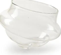Jodeco drijf waxinelichthouder Hawaï transparant D 8 H 6 cm