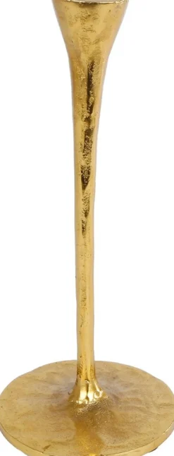 Kandelaar Aaron goud D 11,5 H 26,5 cm