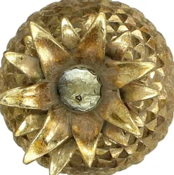 Kandelaar Ananas goud 10,4 x 10,4 x 20,5 cm