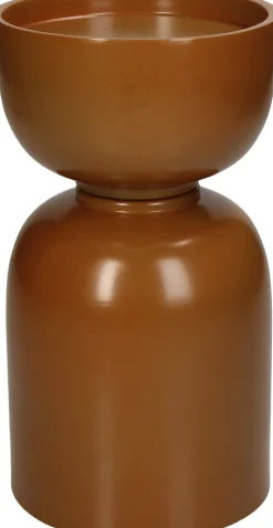 Kandelaar bruin D 11 H 20 cm